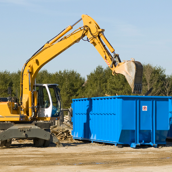 what size residential dumpster rentals are available in Duncan MS